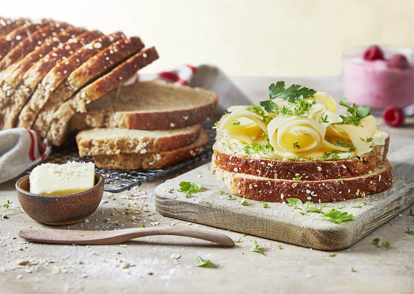 Grötbrödsmacka med ost och persilja | Pågen