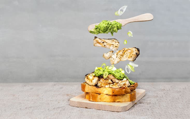 Grillad fisk med ärthummus Recept | Pågen