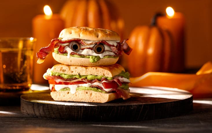 Creepy Club Sandwich Halloween - Recept | Pågen