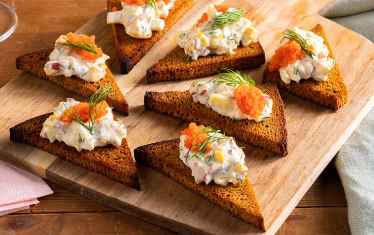 Kavring chips med gubbröra - Recept | Pågen