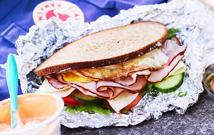 Äggmacka med Ost & Skinka - Pågen Guldkorn - Recept | Pågen