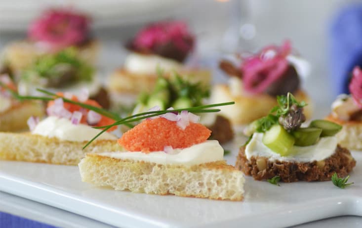 Löjromssnittar med Gräslök & Rödlök - Rosta - Recept | Pågen