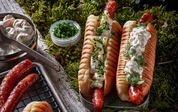 Lyxig Förrätt med Räkor & Dillmajo i Korvbröd - Recept | Pågen