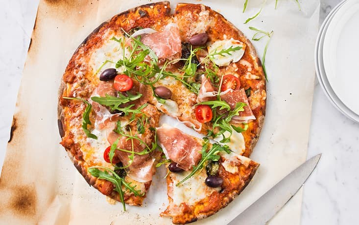 Pizza med Parma & Mozarella på Hönökaka - Recept | Pågen