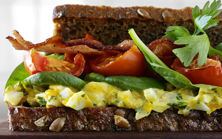 Rågbröd bacon ägg Danskt Rågbröd | Pågen