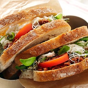 Sandwich med mozzarella - LantGoda - Recept | Pågen