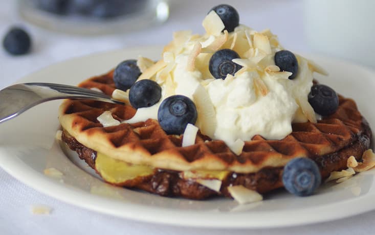 Våffla - Banan, Nötcreme - Hönö Skärgårdskaka - Recept | Pågen